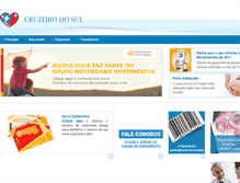 Tablet Screenshot of cruzeirodosul.com.br